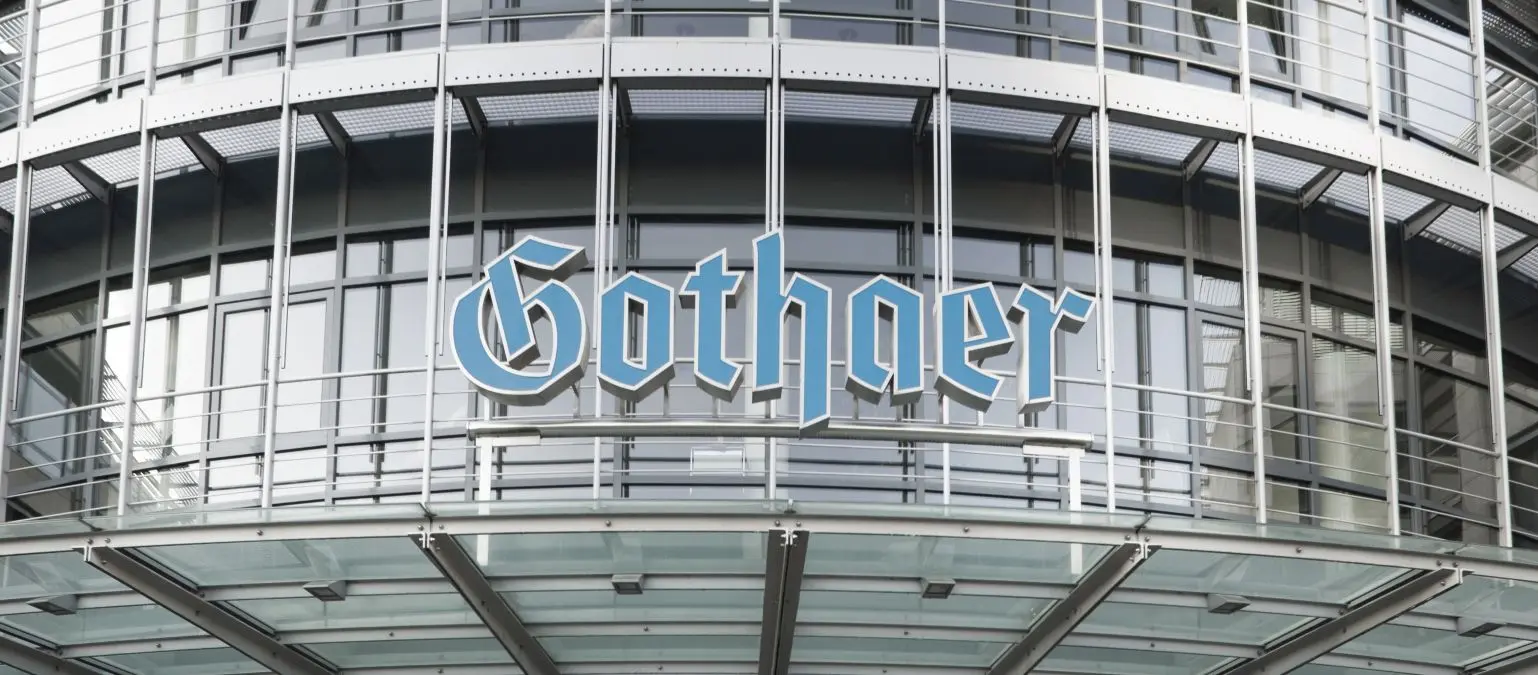 Gothaer Schriftzug am Unternehmensgebäude